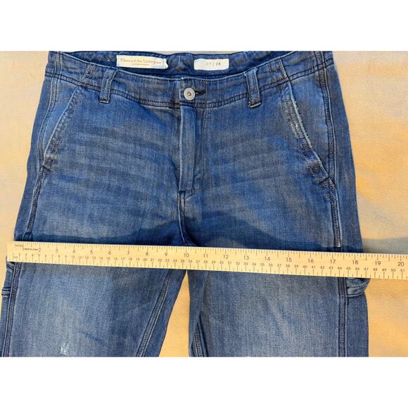 Anthropologie Pilcro Carpenter Jeans Utility Painter Denim Size 28 8 - Picture 10 of 13